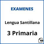 Examen Lengua 3 Primaria Santillana Pdf