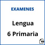 Examen Lengua 6 Primaria