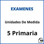 Examen Unidades De Medida 5 Primaria Pdf