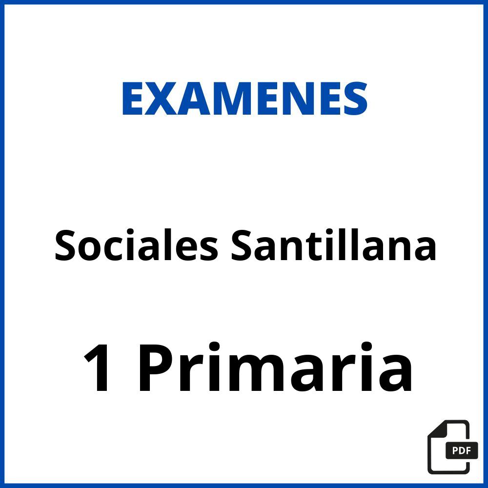Sociales 1 Primaria Santillana Pdf